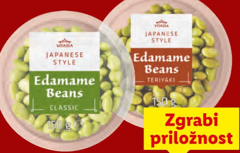 Vitasia soja Edamame 150 g Akcija v trgovini Lidl