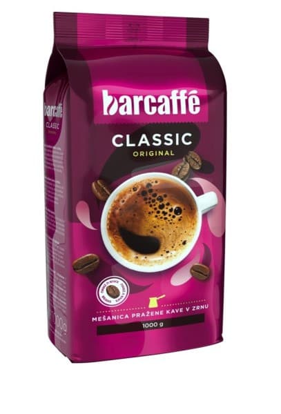 Kava v zrnu Classic Barcaffé 1kg Akcija v trgovini Mercator