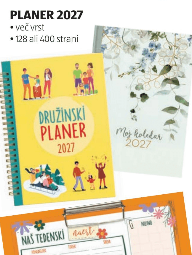 Planer 2027 Akcija v trgovini Hofer