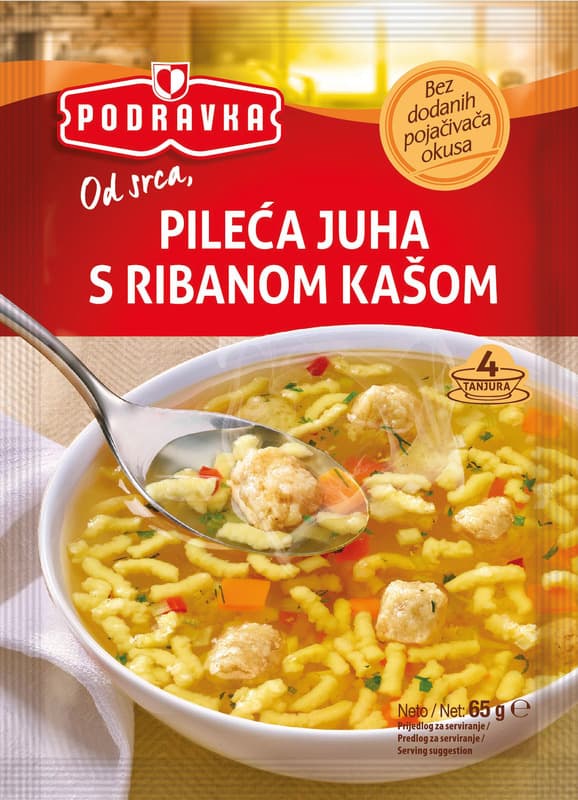 Juha Podravka 65 g Akcija v trgovini Tuš