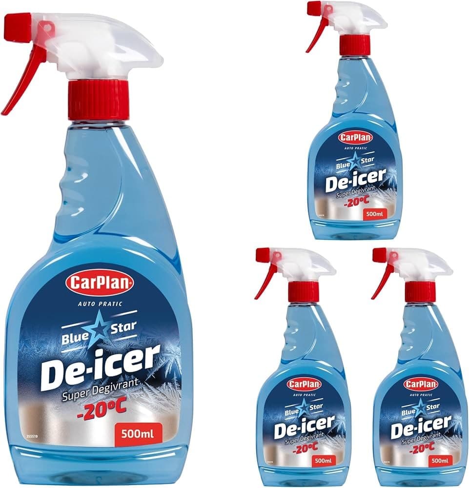 CarPlan Bluestar odmrzovalec stekel de-icer 500 ml Akcija v trgovini E.Leclerc