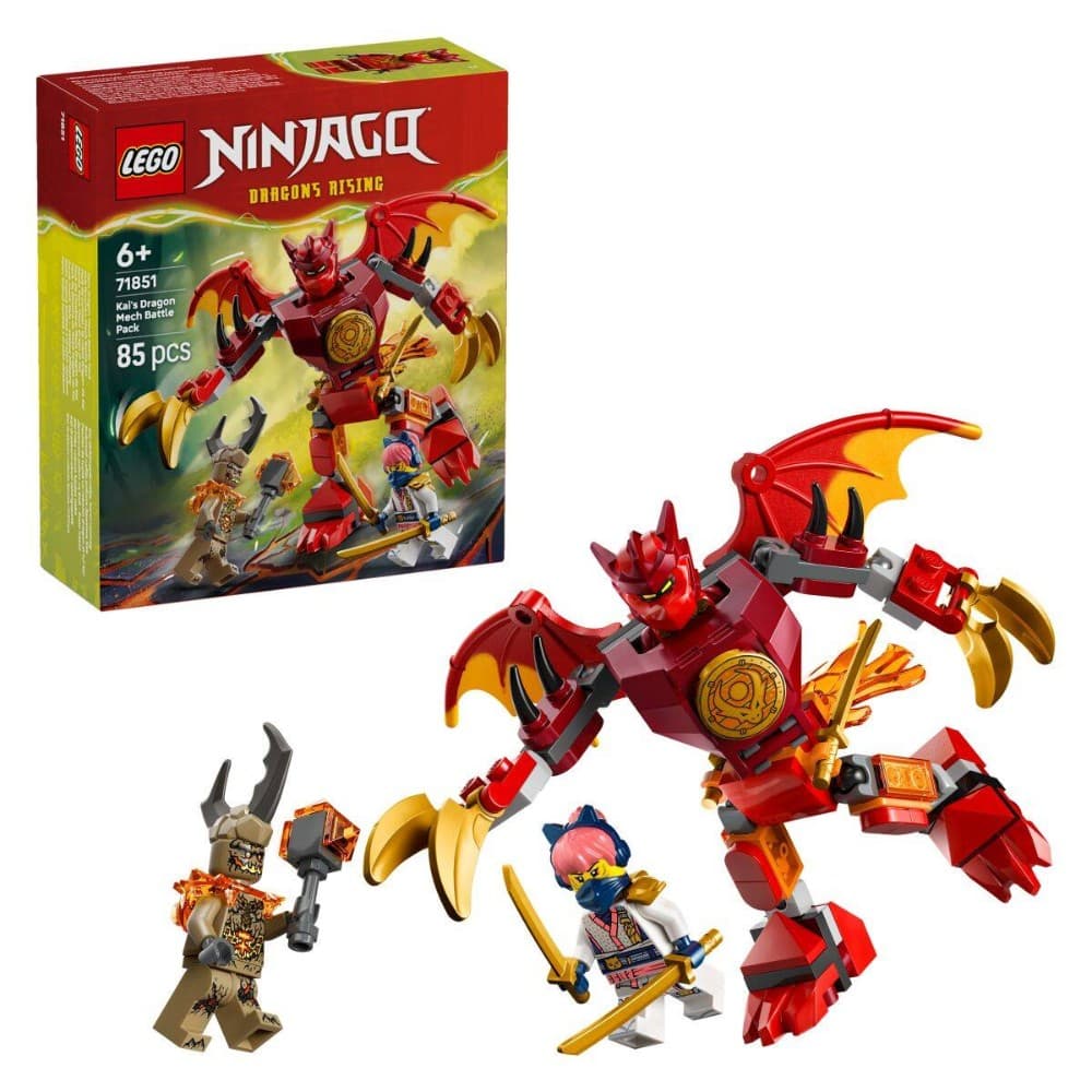LEGO NINJAGO KAIJEV BOJNI PAKET Z ZMAJSKIM ROBOTSKIM OKLEPOM Akcija v trgovini Mueller