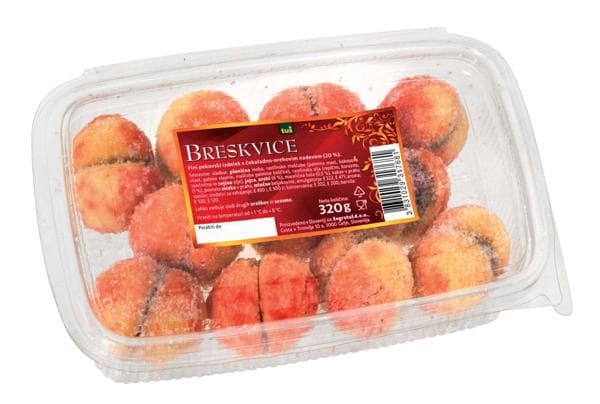 Mlinotest pecivo breskvice 320 g Akcija v trgovini Jager