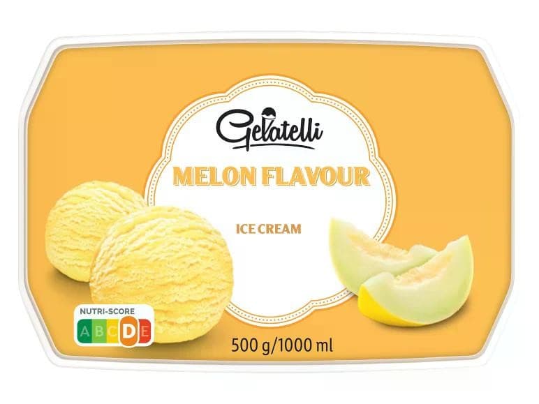 Gelatelli Sladoled z okusom melone 1 l Akcija v trgovini Lidl