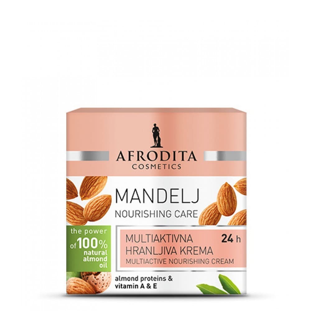 Krema za obraz Mandelj kozmetika Afrodita 50 ml Akcija v trgovini E.Leclerc