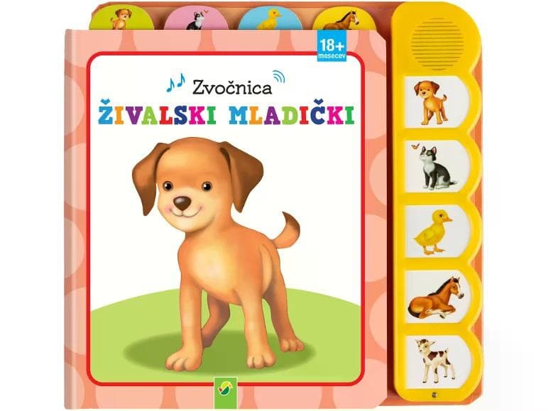 Otroška knjiga z zvoki Akcija v trgovini Lidl