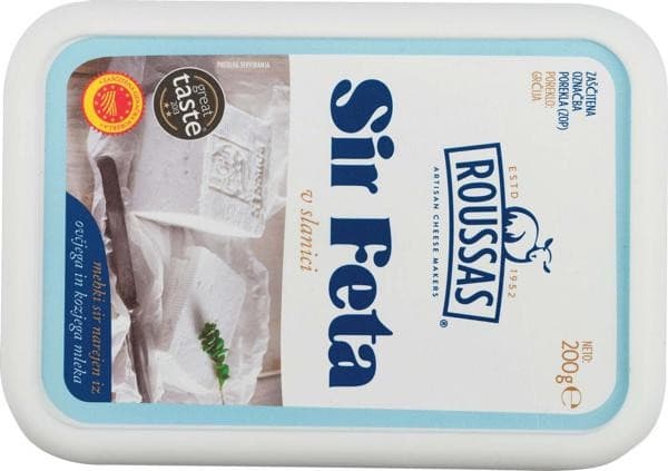 Sveži sir Feta Roussas 200 g Akcija v trgovini E.Leclerc