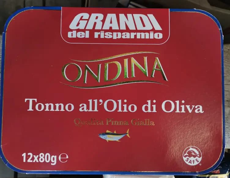 Tunina v oljčnem olju 12 x 80 g Ondina Grandi Akcija v trgovini Eurospin