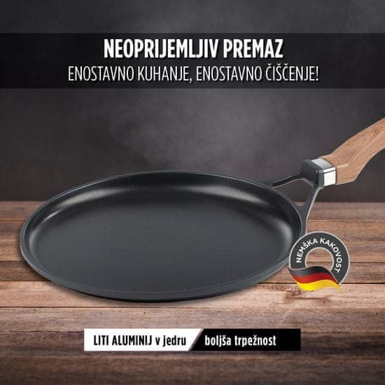 Ponev za palačinke 28 cm Rosmarino Akcija v trgovini E.Leclerc