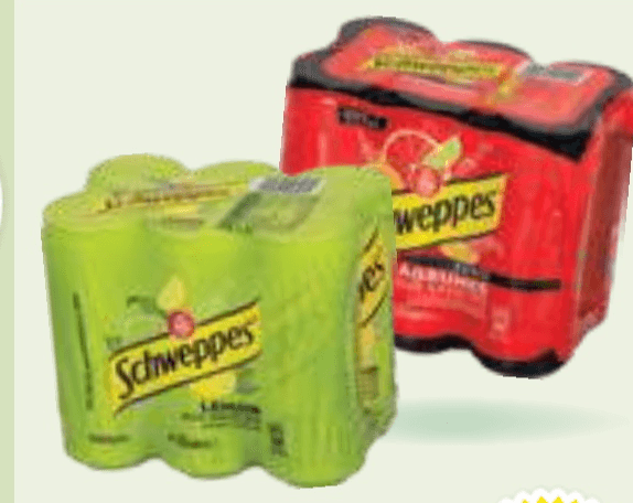 Gazirana pijača Schweppes 6x 0,33 l Akcija v trgovini E.Leclerc