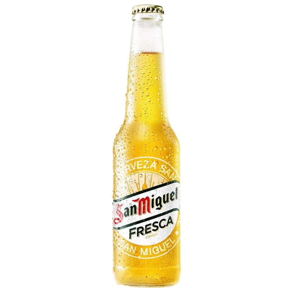Pivo San Miguel Fresca "Španija" 0,33 l Akcija v trgovini E.Leclerc