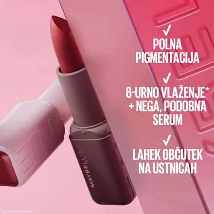 Maybelline New York rdečilo za ustnice s serumom Akcija v trgovini Dm