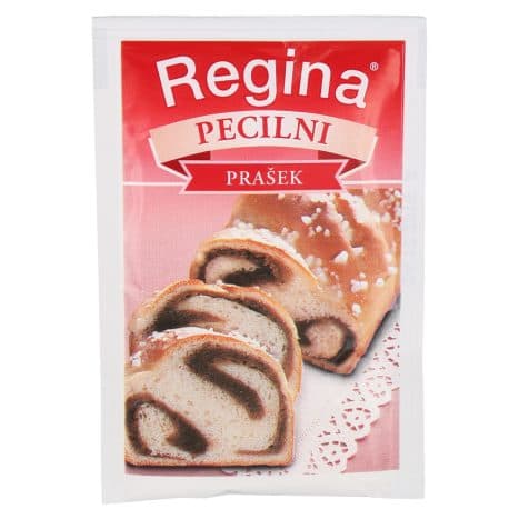 Pecilni prašek Regina ali vanilin sladkor Regina 5 x 13 g + 13 g GRATIS ali 5 x 8 g + 8 g GRATIS Akcija v trgovini Mercator