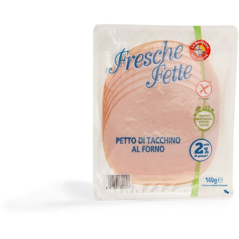 Piščančje prsi, rezine 140 g Fresche Fette Akcija v trgovini Eurospin
