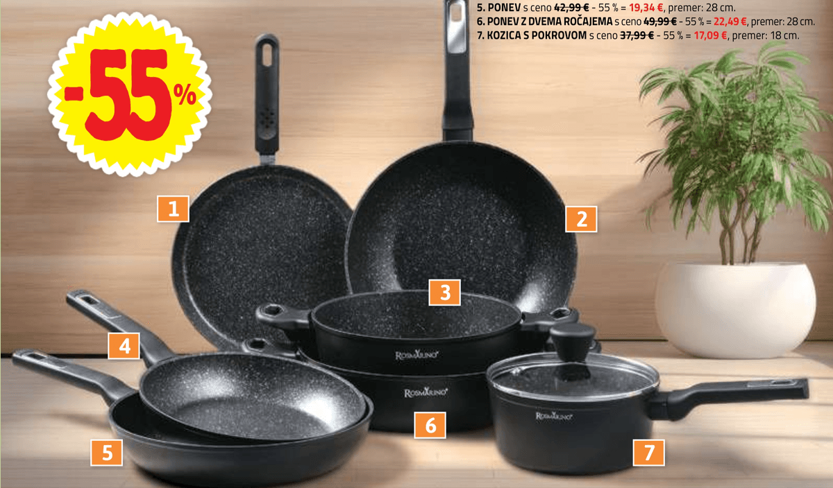 Rosmarino vok premer: 28 cm Akcija v trgovini E.Leclerc