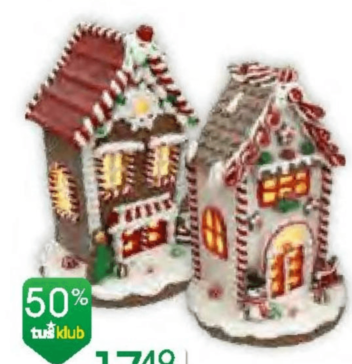 Vivi Božična hiška Akcija v trgovini Tuš