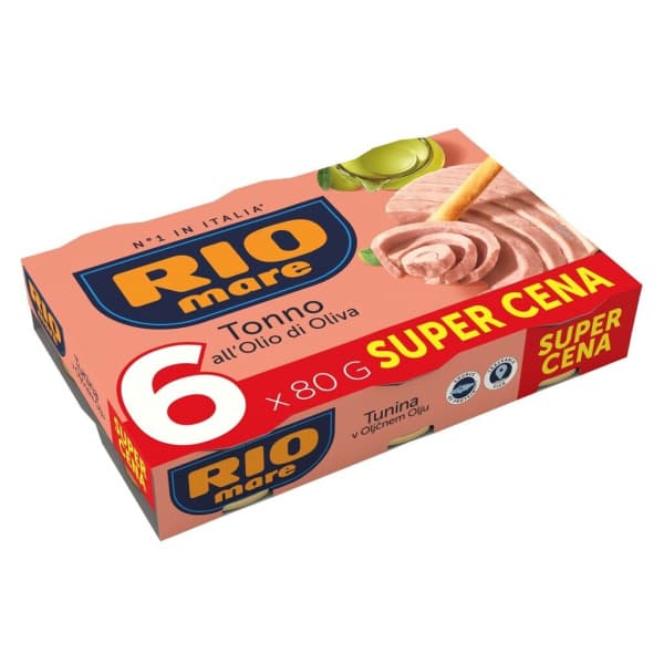 Tunina Rio Mare 6 x 80 g Akcija v trgovini Jager