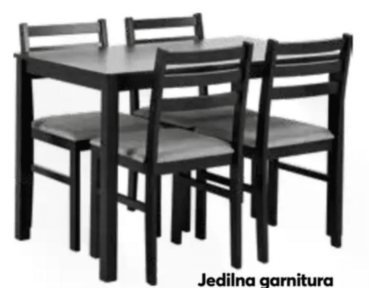 Trend factory jedilna garnitura 110x70x74,5 cm Akcija v trgovini Dipo
