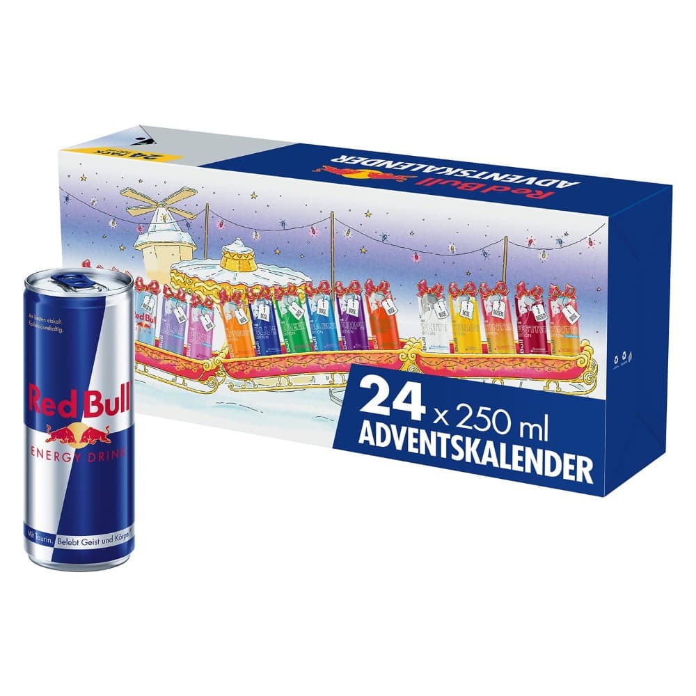 Red Bull adventni koledar 24 pločevink x 0,33 L Akcija v trgovini Regal Shop