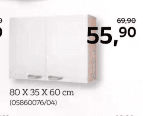 Kuhinjski element 80 X 35 X 60 cm Akcija v trgovini Lesnina