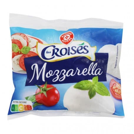 Croisés Sir Mozzarella 125 g Akcija v trgovini E.Leclerc