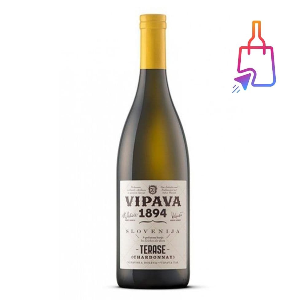 Vipava 1894 Vrhunsko vino ZGP Chardonnay, Malvazija ali Sivi Pinot Terase 0,75 l Akcija v trgovini E.Leclerc