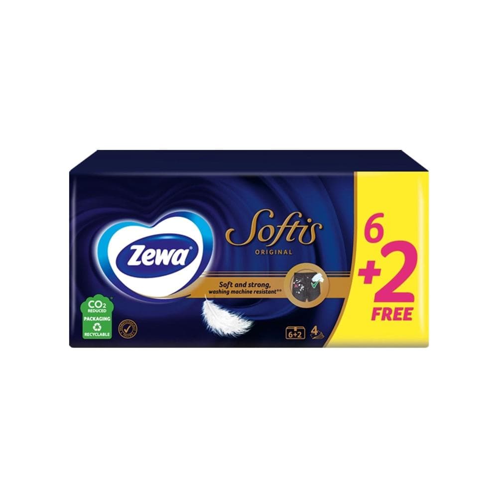 Zewa Softis Papirnati robčki 8/1 Akcija v trgovini Spar