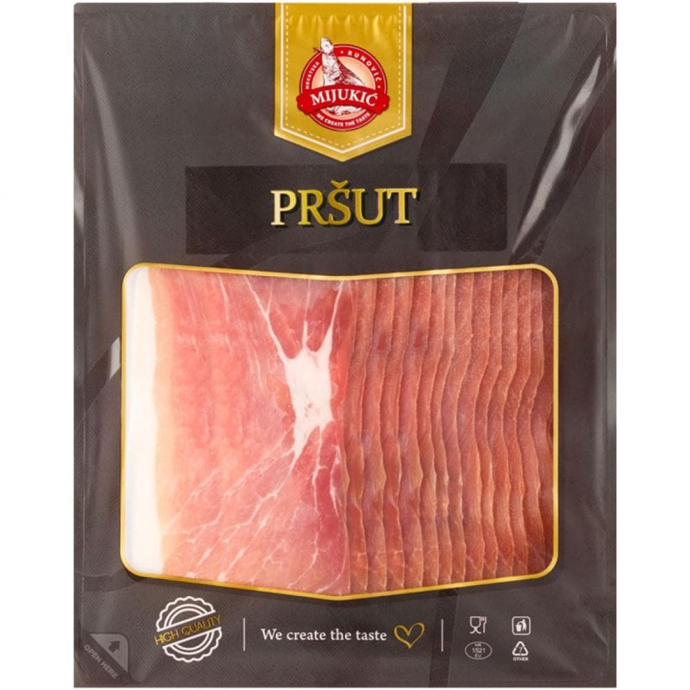 Pršut Mijukič 300 g Akcija v trgovini Jager