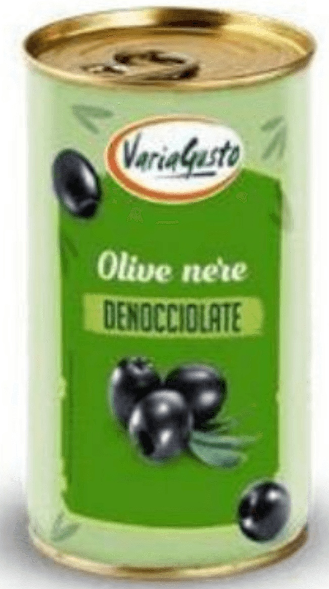 Črne olive brez koščic 350 g VariaGusto Akcija v trgovini Eurospin
