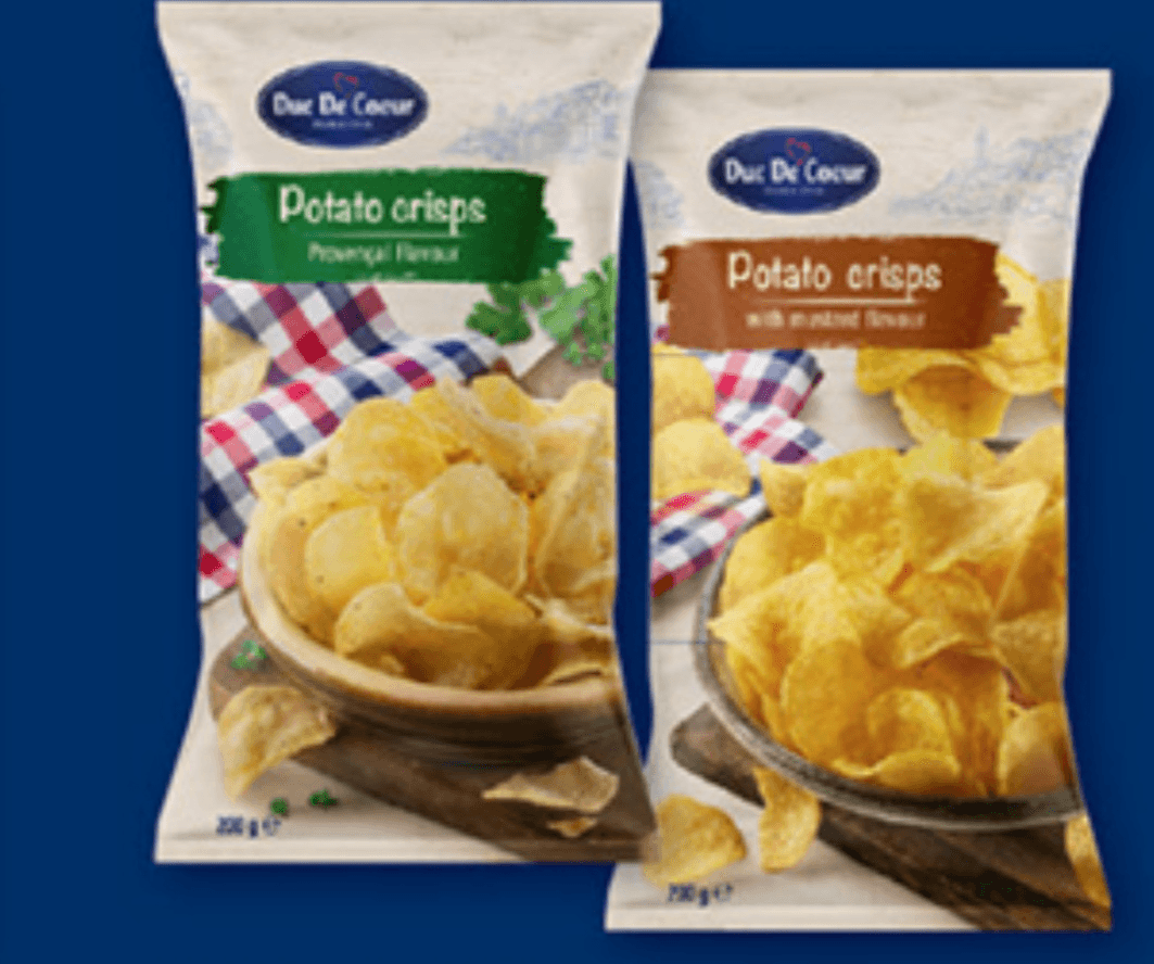 Duc De Coeur čips 200 g Akcija v trgovini Lidl