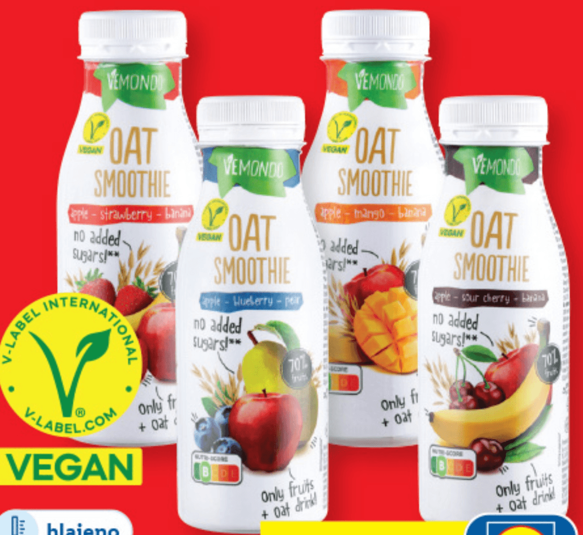 Vemondo ovseni smoothie Akcija v trgovini Lidl