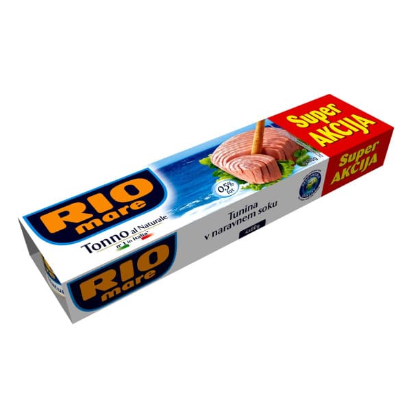 Tunina Rio Mare 4 x 65 g Akcija v trgovini Tuš