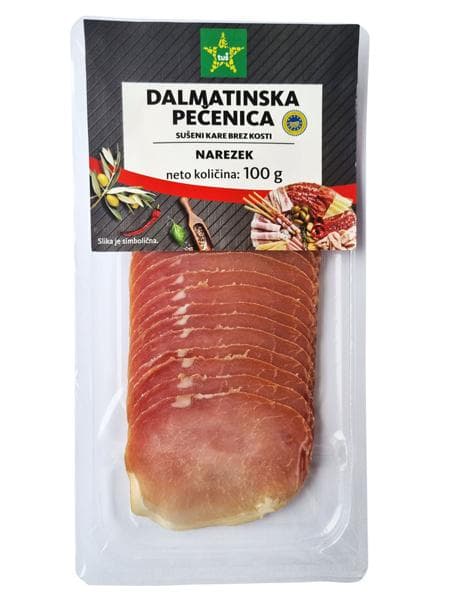 Dalmatinski sušeni kare 100 g Akcija v trgovini Jager