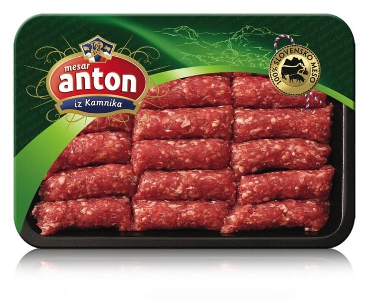 Anton goveji čevapčiči Akcija v trgovini E.Leclerc
