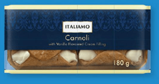 Italiamo Sladica "Cannoli" 180 g Akcija v trgovini Lidl