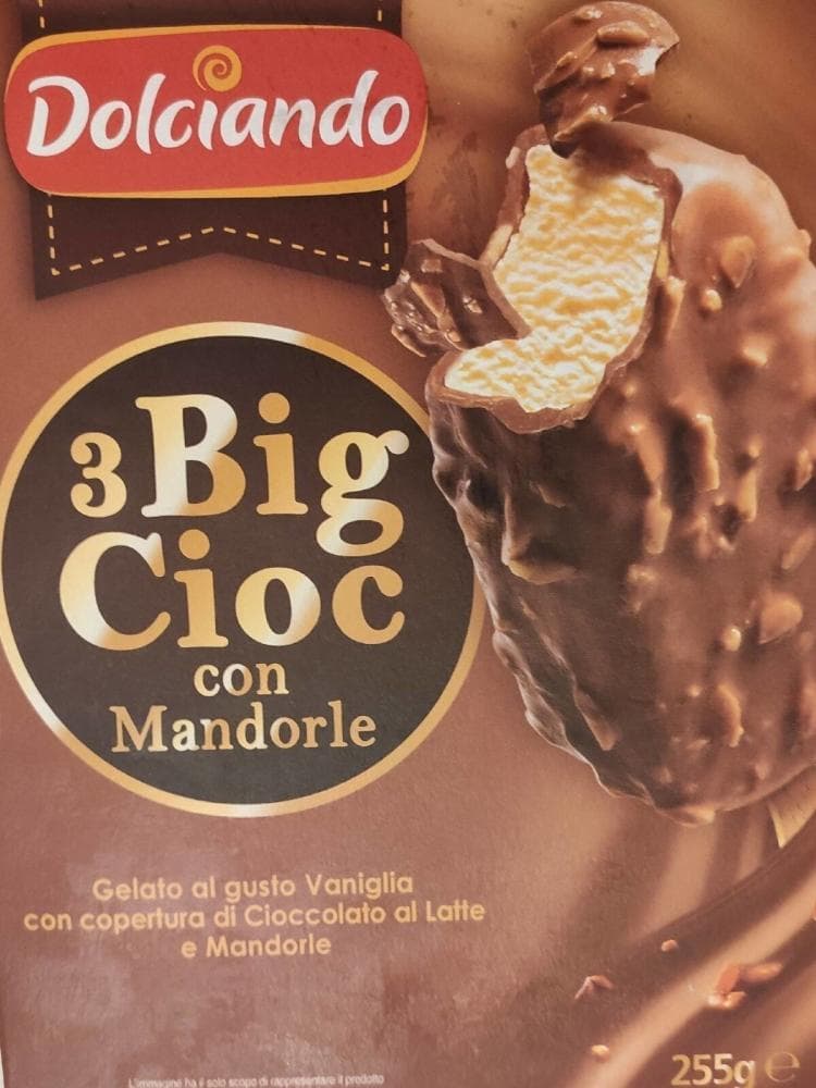 Sladoledne lučke Big Cioc 3 KOSI, 255 g Dolciando Akcija v trgovini Eurospin