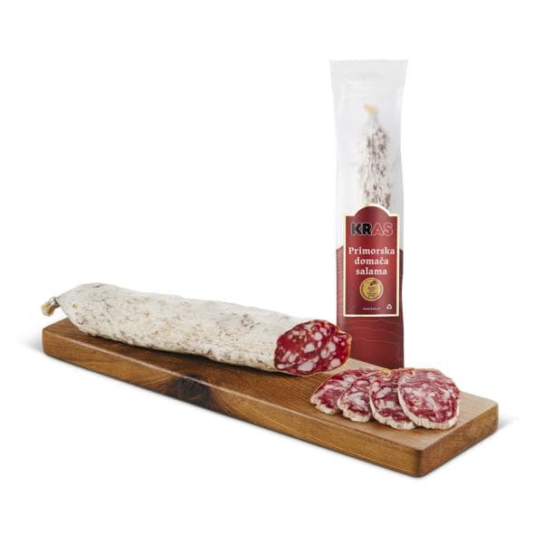 Primorska domača salama 500 g Kras Akcija v trgovini Hofer