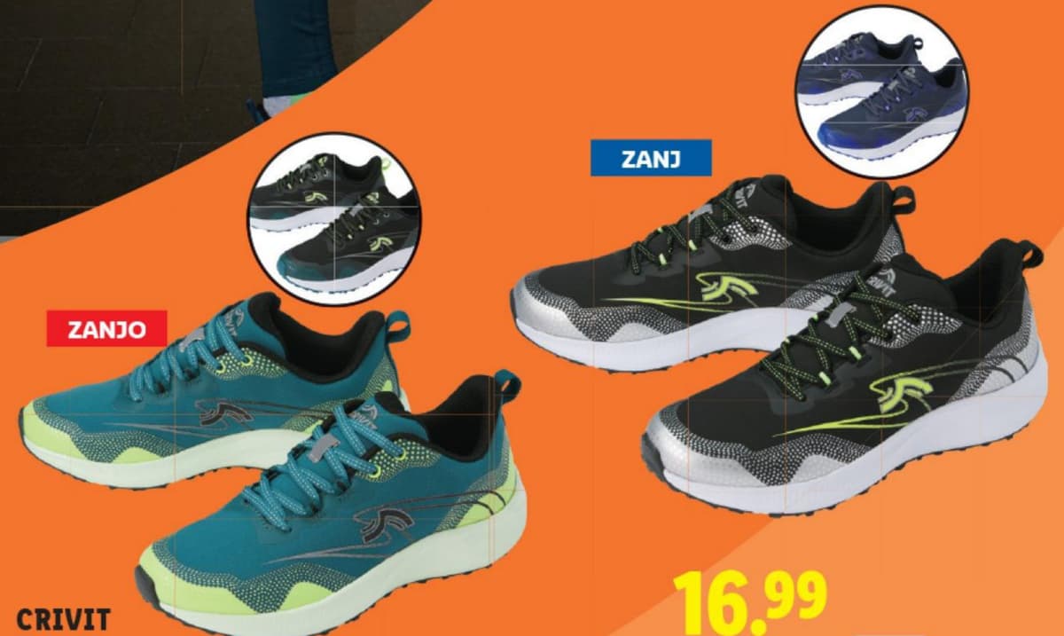 CRIVIT Tekaški čevlji Akcija v trgovini Lidl