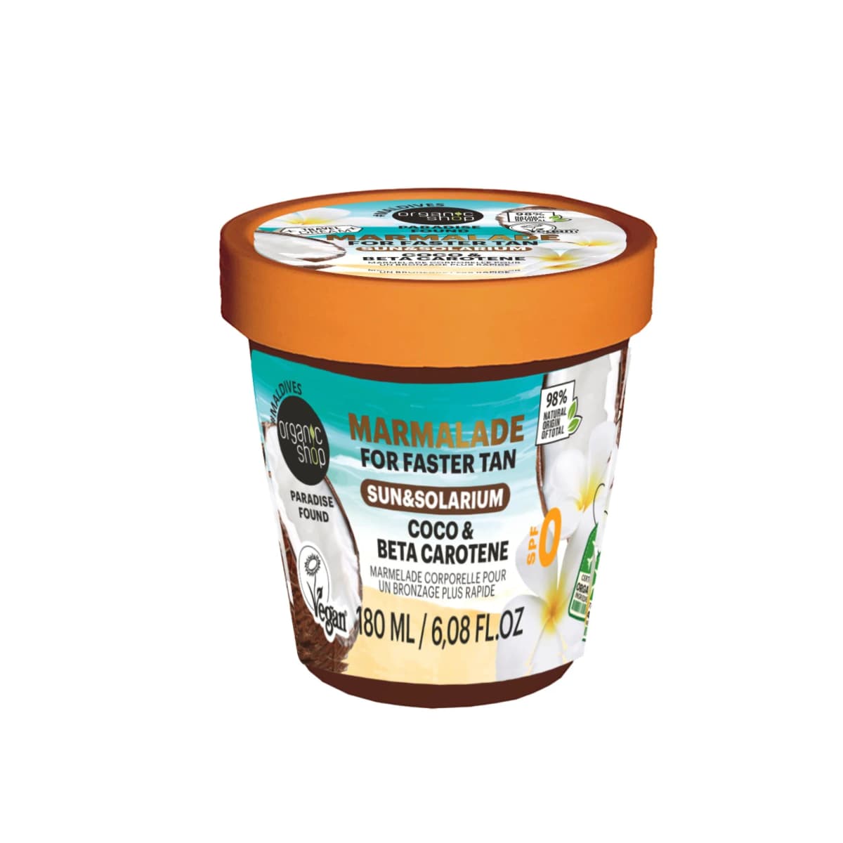 organic shop marmelada za hitro porjavitev 180 ml Akcija v trgovini Dm
