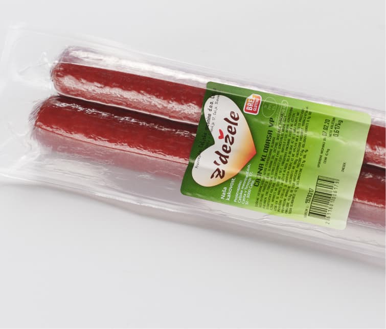 Čajna klobasa 560 g Z'dežele Akcija v trgovini Spar