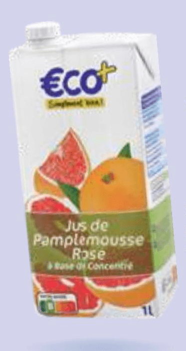 Eco+ sok rdeče grenivke 1 l Akcija v trgovini E.Leclerc