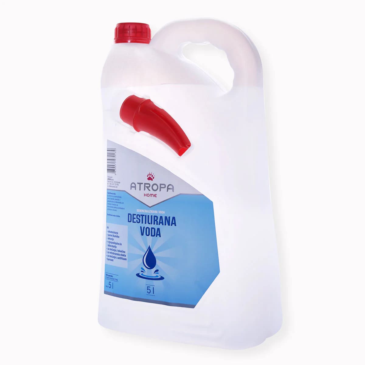 Atropa destilirana voda 5 l Akcija v trgovini E.Leclerc