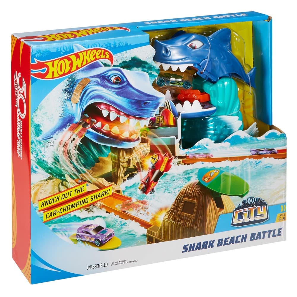 Hot Wheels City Shark Beach Mattel Akcija v trgovini Mueller