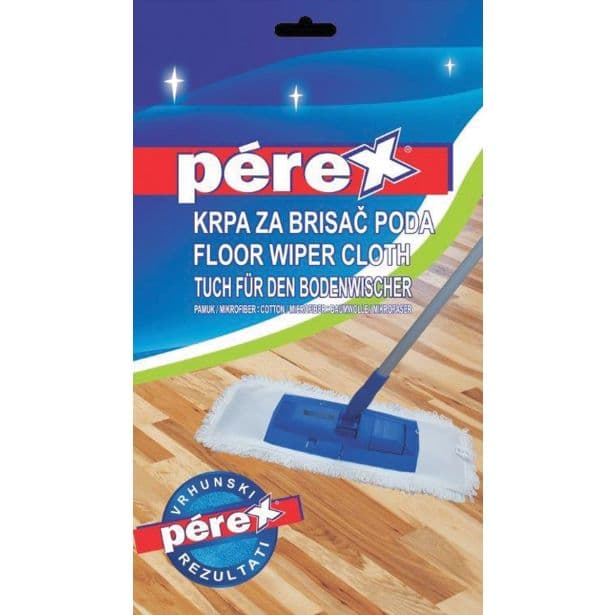 Bombažni mop z držalom Perex Akcija v trgovini E.Leclerc