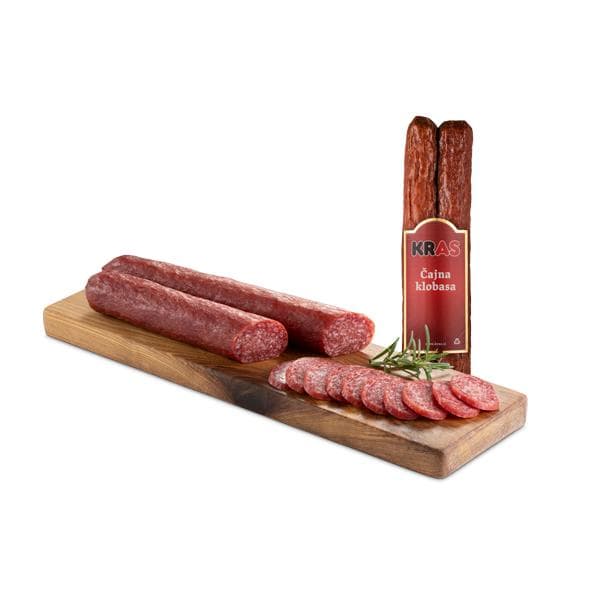 Čajna klobasa Kras 500 g Akcija v trgovini E.Leclerc