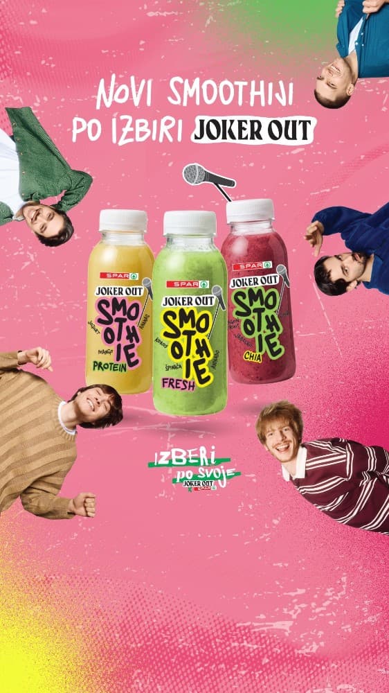 Joker Out smoothie 0,25 l Akcija v trgovini Spar