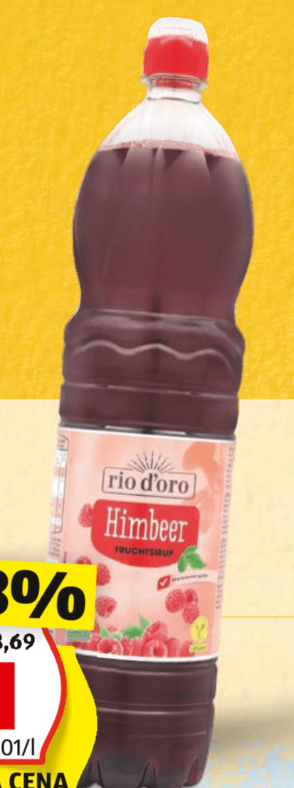 Rio d'Oro malinov sirup 1,5 l Akcija v trgovini Hofer