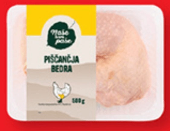 Naše Nam Paše sveža piščančja bedra 500 g Akcija v trgovini Lidl