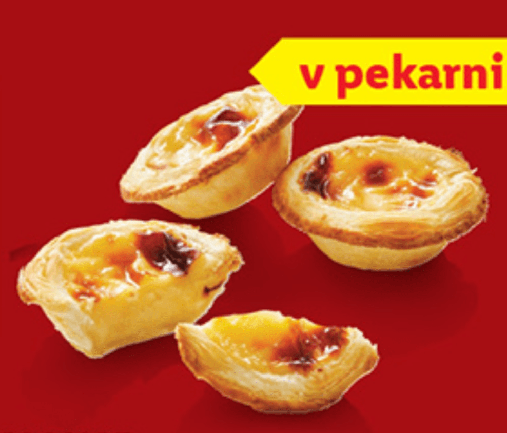 Pecivo „Pastel de Nata“ 58 g Akcija v trgovini Lidl