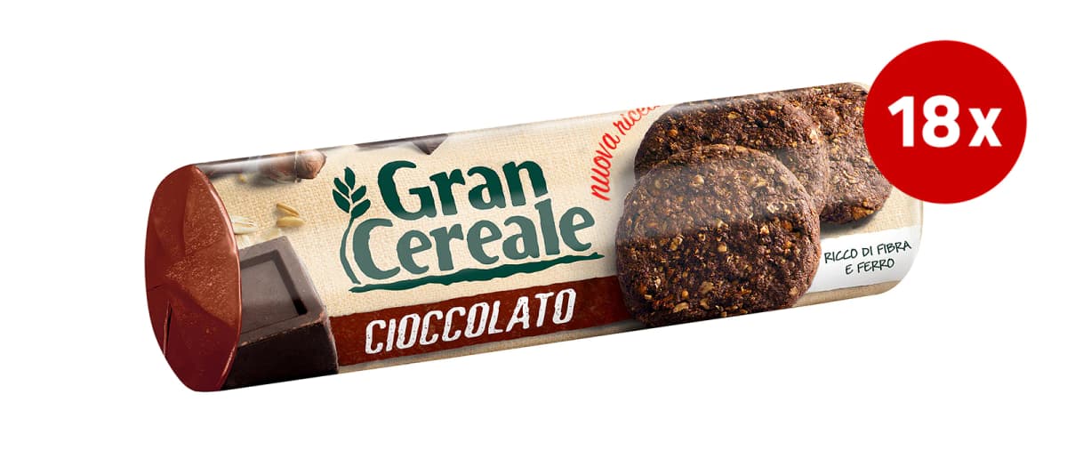 Polnozrnati piškoti Gran Cereale Cioccolato 230 g Akcija v trgovini Spar